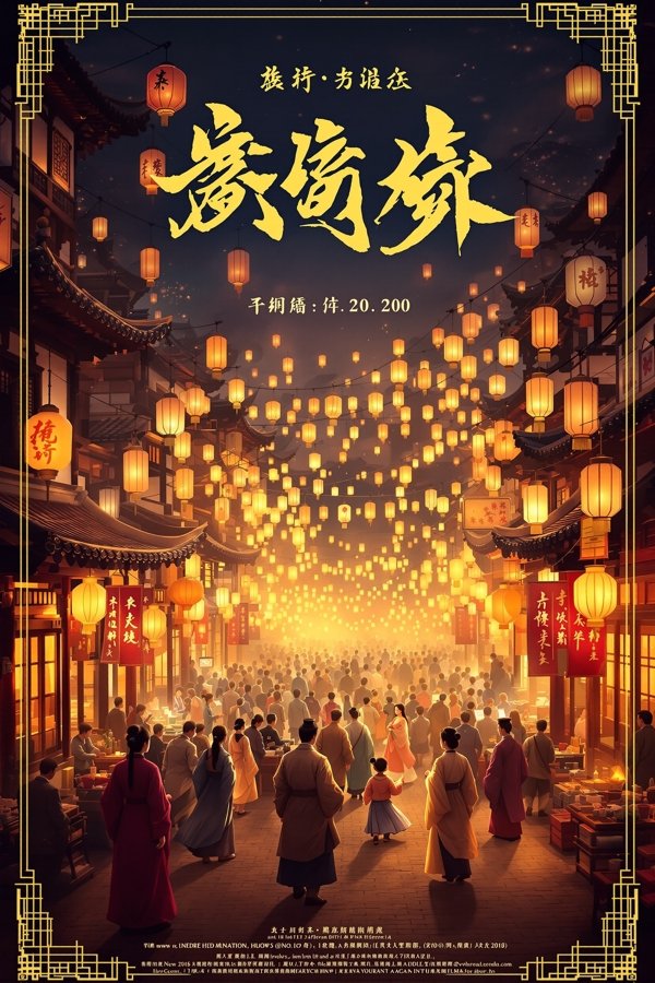 短剧《长安梦华录》竖屏海报